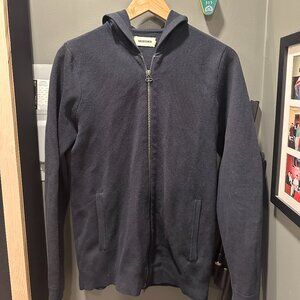 Taylor Stitch Portola Hoodie in Midnight Merino